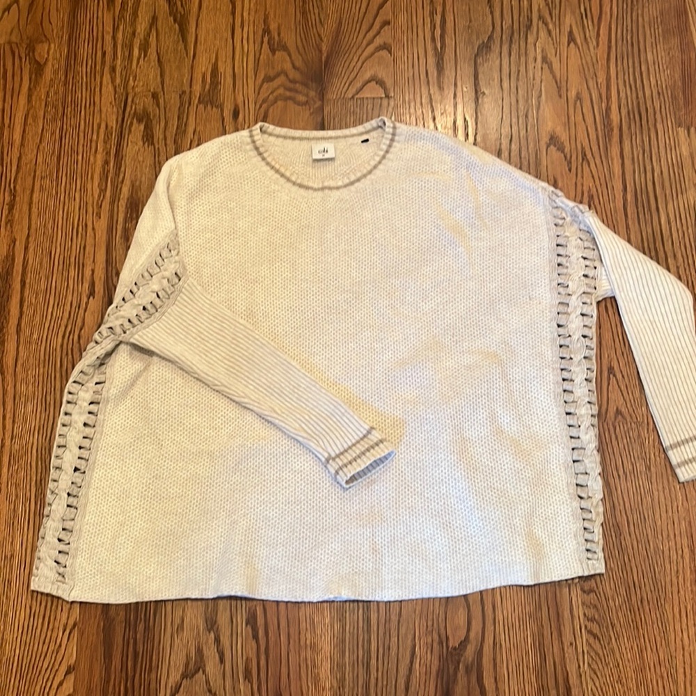 Cabi cream oversized sweater